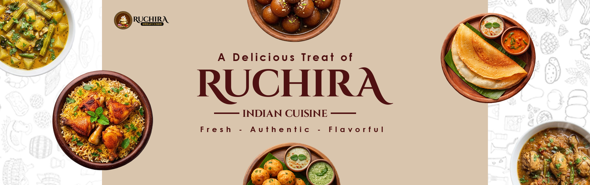 Ruchira Indian Cuisine banner